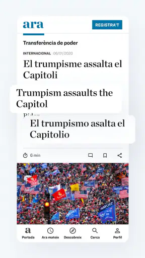 Diari ARA screenshot