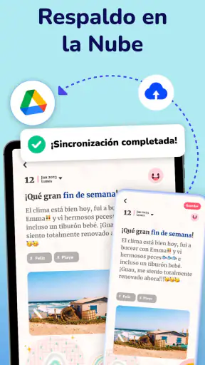 Diario secreto con contraseña screenshot
