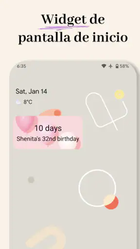 Días hasta - cuenta regresiva screenshot