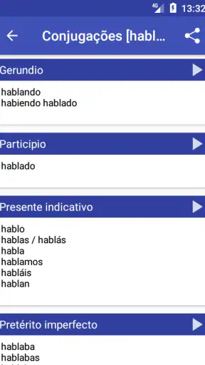 Diccionario español screenshot