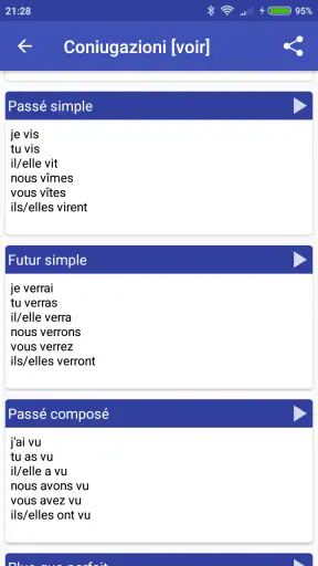 Diccionario francés screenshot