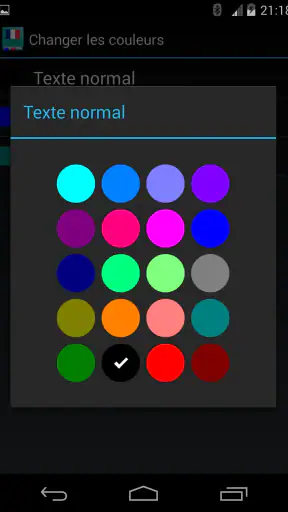 Diccionario francés screenshot