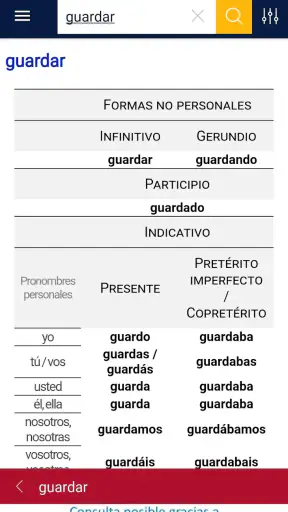 Diccionario RAE y ASALE (DLE) screenshot