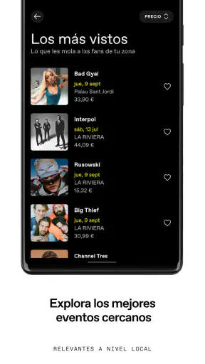 DICE: Eventos en directo screenshot