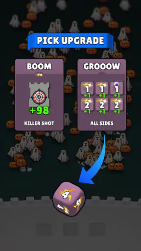 Dice vs Monsters: Defensa Idle screenshot