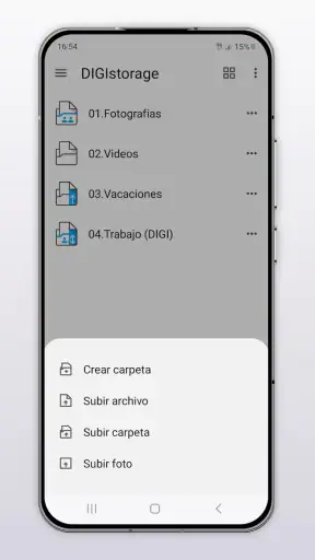 DIGI Storage screenshot