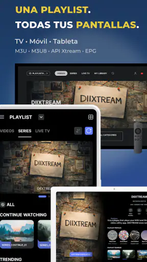 DIIXTREAM IPTV Player screenshot