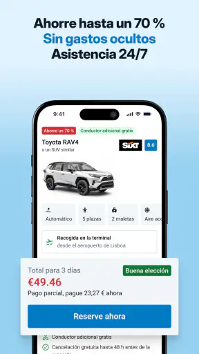 DiscoverCars Alquiler Coches screenshot