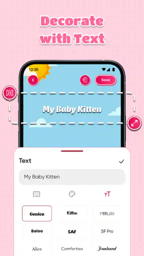 DIY Cat Language Wallpaper screenshot