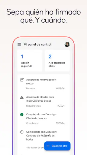 Docusign screenshot