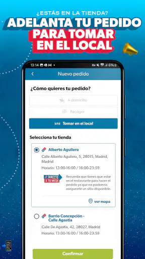 Domino’s Pizza España screenshot