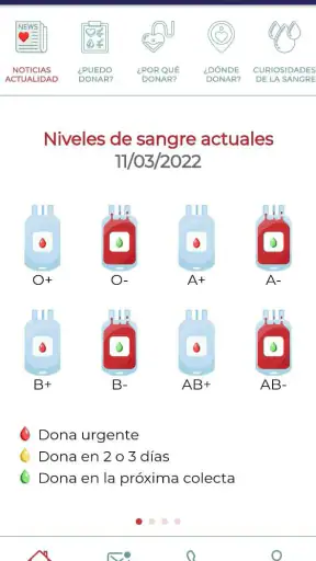 Donantes de Sangre de Euskadi screenshot