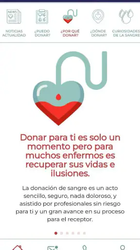 Donantes de Sangre de Euskadi screenshot