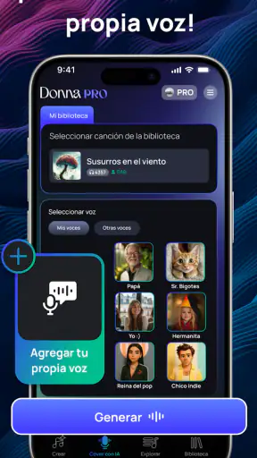 Donna IA Generador de Música screenshot