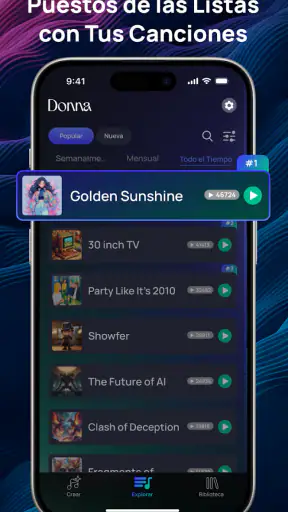 Donna IA Generador de Música screenshot