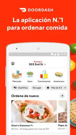 DoorDash - Entrega de comida screenshot