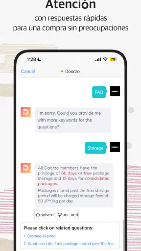 Doorzo - Servicios proxy screenshot