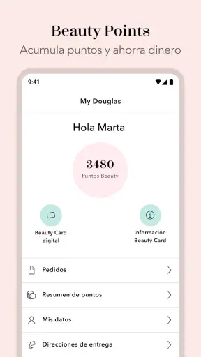 Douglas Cosmetics Spain screenshot