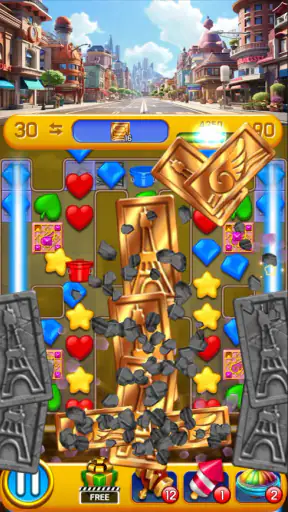 Dream City: Match3 blast screenshot