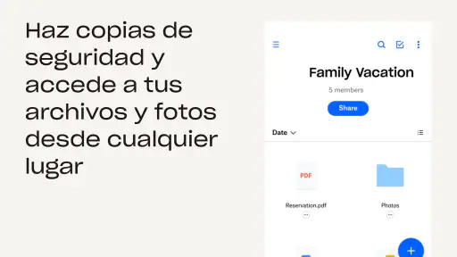 Dropbox: Almacenamiento Seguro screenshot