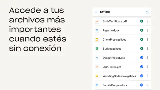 Dropbox: Almacenamiento Seguro screenshot