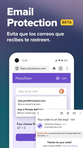 DuckDuckGo Private Browser screenshot