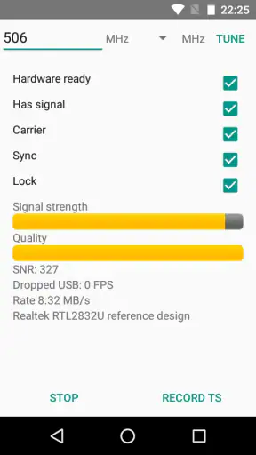 DVB-T Driver screenshot