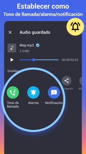 Editor de Audios: cortar audio screenshot