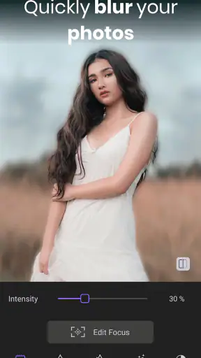 editor de fotos borrosas screenshot