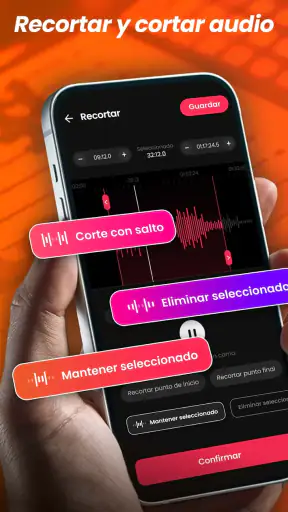 Editor de Música, Cortar Audio screenshot
