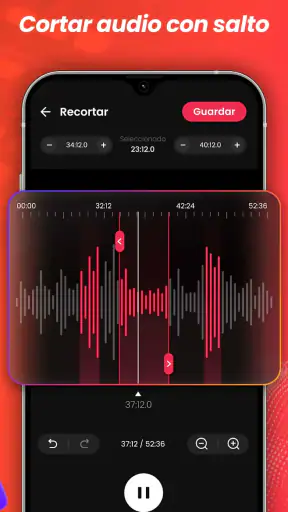 Editor de Música, Cortar Audio screenshot
