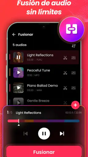 Editor de Música, Cortar Audio screenshot