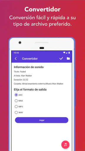 Editor y cortador de música screenshot