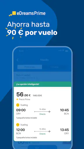 eDreams: Vuelos y Hoteles screenshot