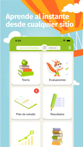 Ejercicios de Matemáticas screenshot