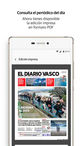 El Diario Vasco screenshot