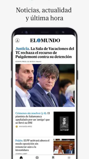 El Mundo - Diario líder online screenshot