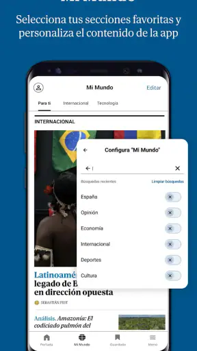 El Mundo - Diario líder online screenshot