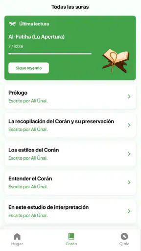 EL SAGRADO CORÁN, Español screenshot