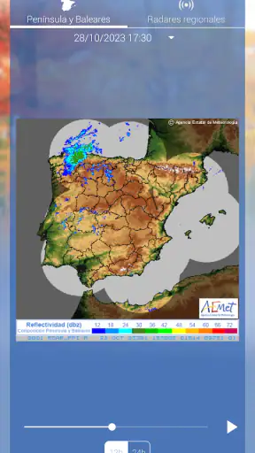 El tiempo de AEMET screenshot