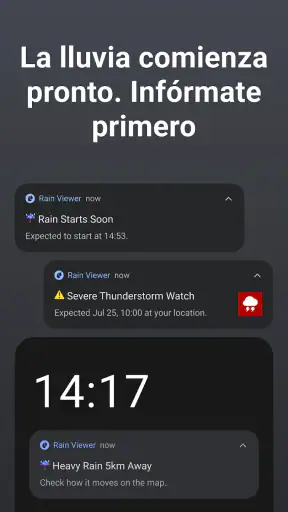 El tiempo Rain Viewer screenshot
