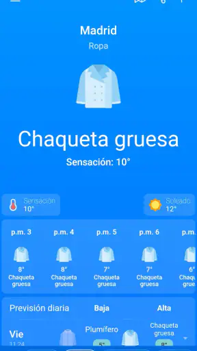 El Tiempo y Clima: Weather Sky screenshot