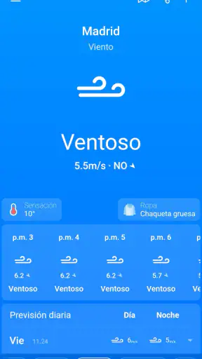 El Tiempo y Clima: Weather Sky screenshot