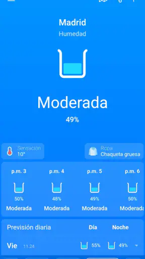 El Tiempo y Clima: Weather Sky screenshot