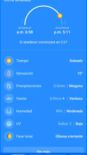 El Tiempo y Clima: Weather Sky screenshot
