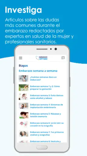 Embarazo Óptimo screenshot