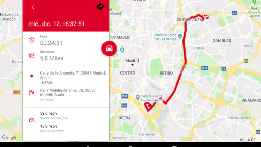 Emergencia e-car screenshot