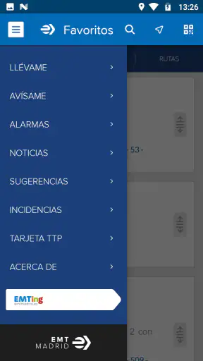 EMT Madrid screenshot