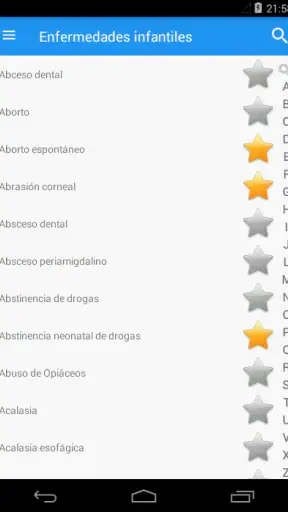 Enfermedades screenshot