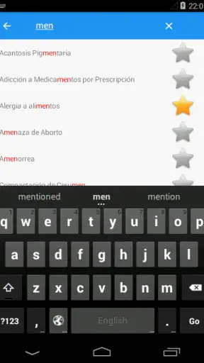 Enfermedades screenshot